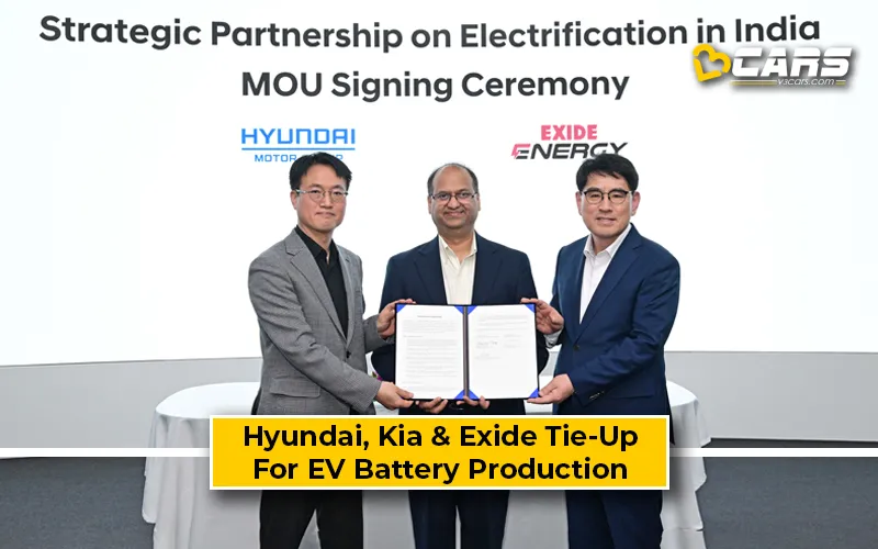 Hyundai & Kia Partners with Exide Energy