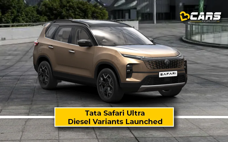 2026 Tata Safari Diesel Ultra Variants Launched; Prices Start At Rs. 24.5 Lakh