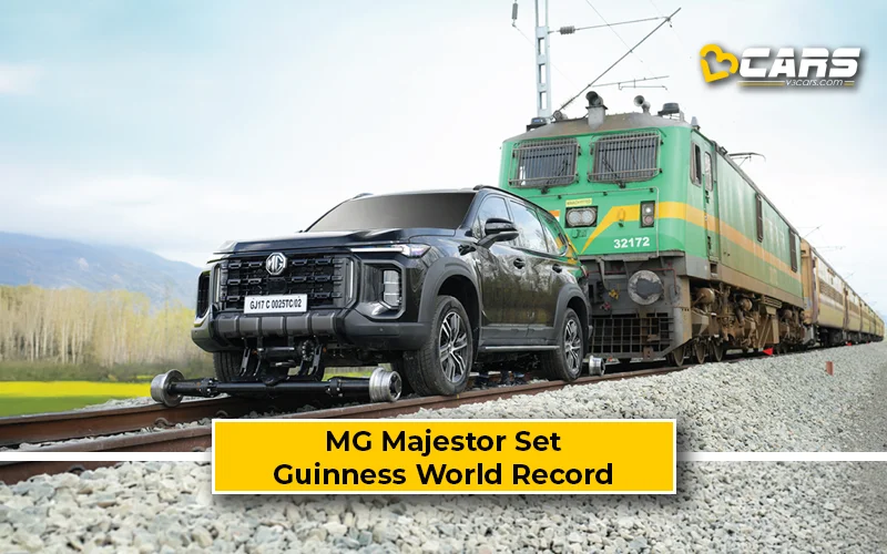 MG Majestor Sets Guinness Record For Train Pull