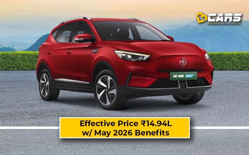 MG ZS EV Now Available w/ Huge Offers (Benefits Of Rs. 3.05 Lakh)