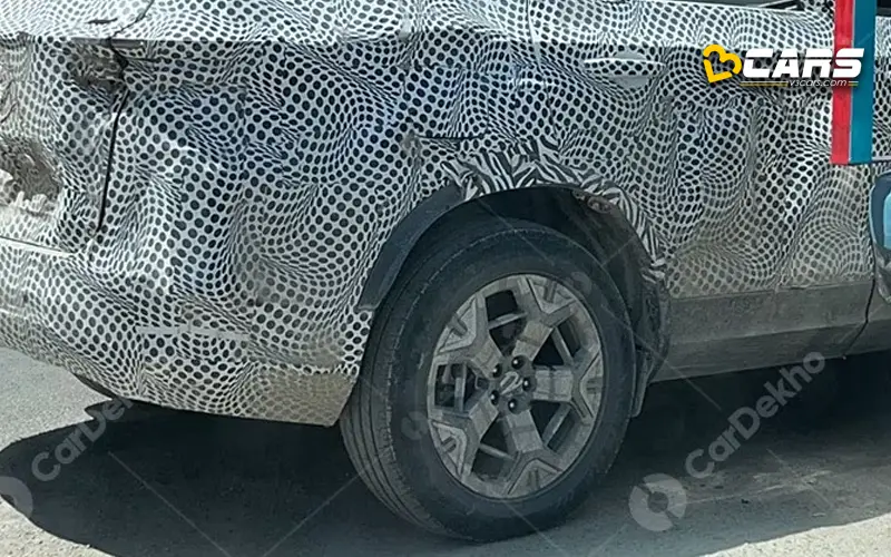 2024 tata safari facelift spotted with 19 inch alloy wheels