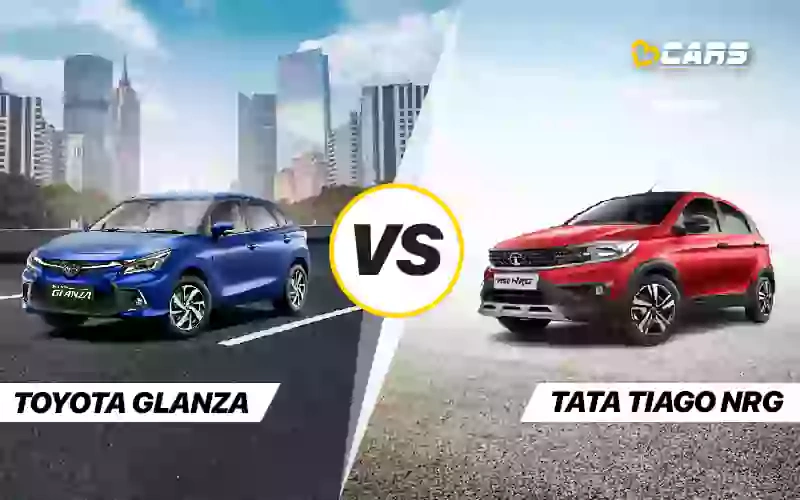 Toyota Glanza Vs Tata Tiago NRG Price, Engine Specs, Dimensions Comparison