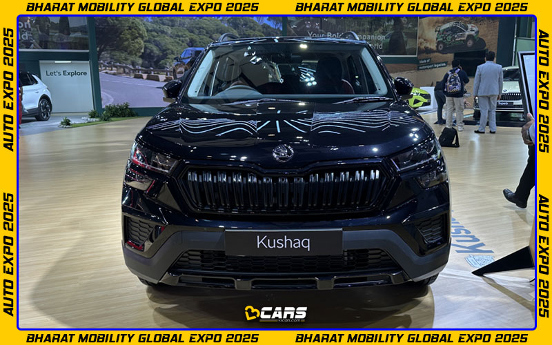 Auto expo 2025 skoda kushaq black edition revealed