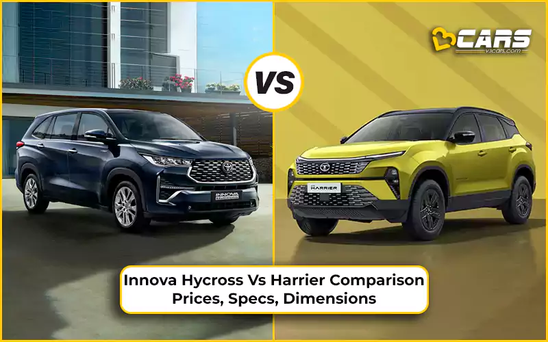 Innova Hycross Vs Harrier