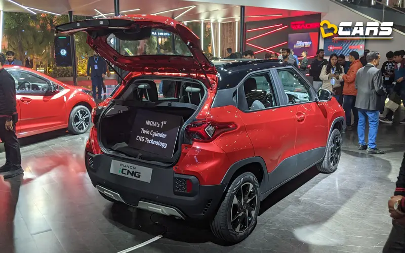Auto expo 2023 tata cng boot space problem altroz punch cng