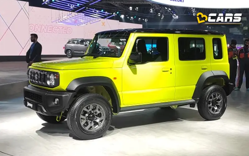 Maruti suzuki jimny 5 door vs 3 door dimension differences