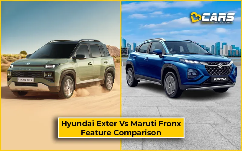 Hyundai Exter Vs Maruti Suzuki Fronx