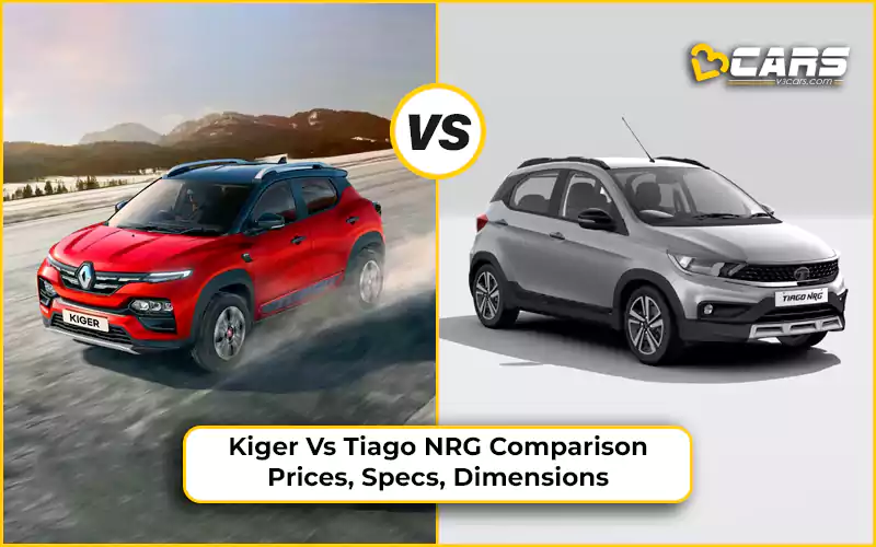 Renault Kiger Vs Tata Tiago NRG