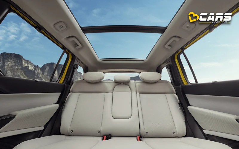 2025 Tata Sierra Rear Seats