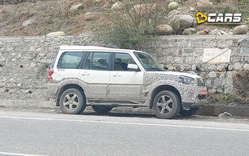 2022 mahindra scorpio spied