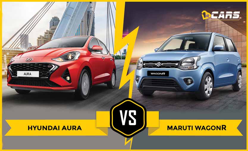 Hyundai Aura vs Maruti Suzuki WagonR