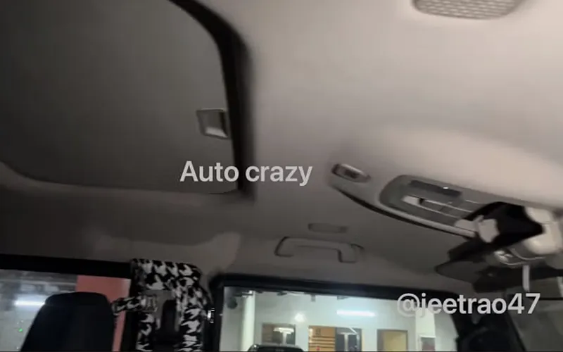 2024 mahindra thar 5 door interior spied reveals more features