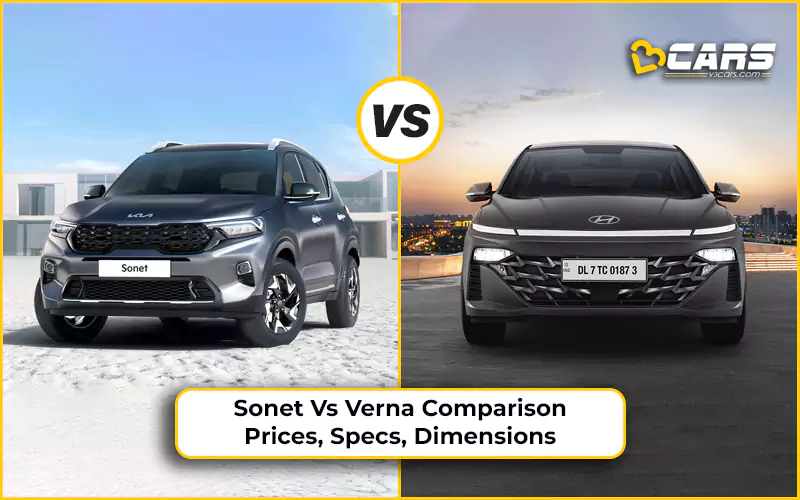 Kia Sonet Vs Hyundai Verna