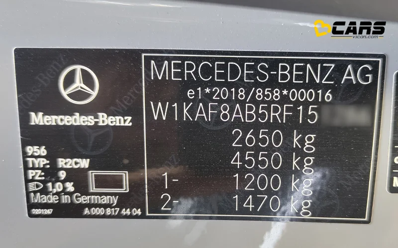 Find decode mercedes benz vehicle manufacturing date with vin number