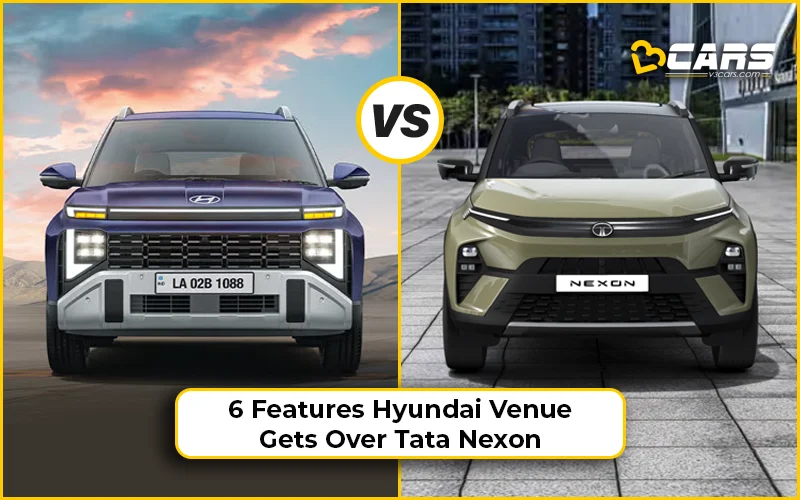 6 Features 2026 Hyundai Venue Gets Over Tata Nexon