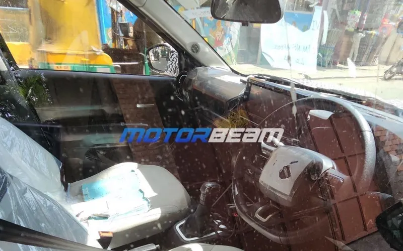 Citroen c3x interior cabin features spied ahead of 2024 launch