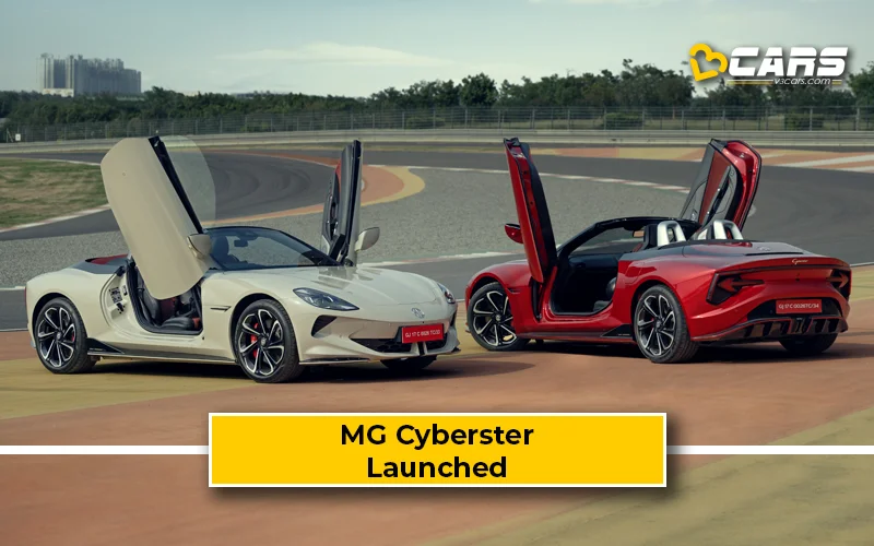 MG Cyberster Launched At Rs. 74.99 Lakh
