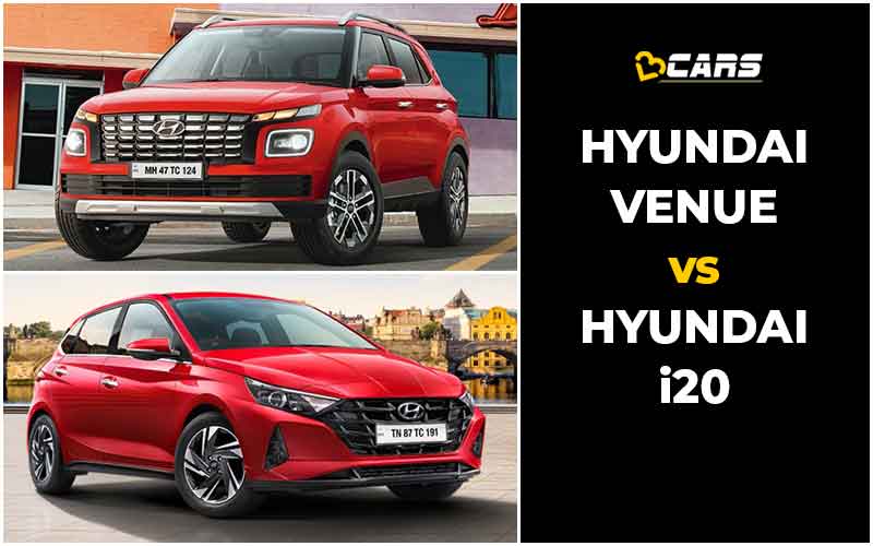 Hyundai Venue vs Hyundai i20