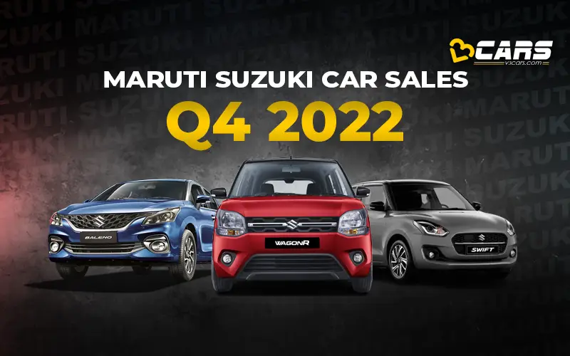 Maruti Suzuki Quarterly Car Sales Analysis - Q4 2022