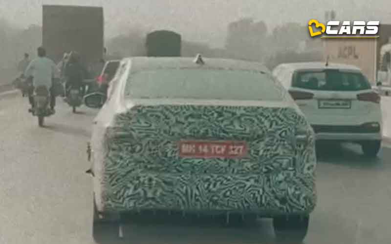 Volkswagen virtus spied on test