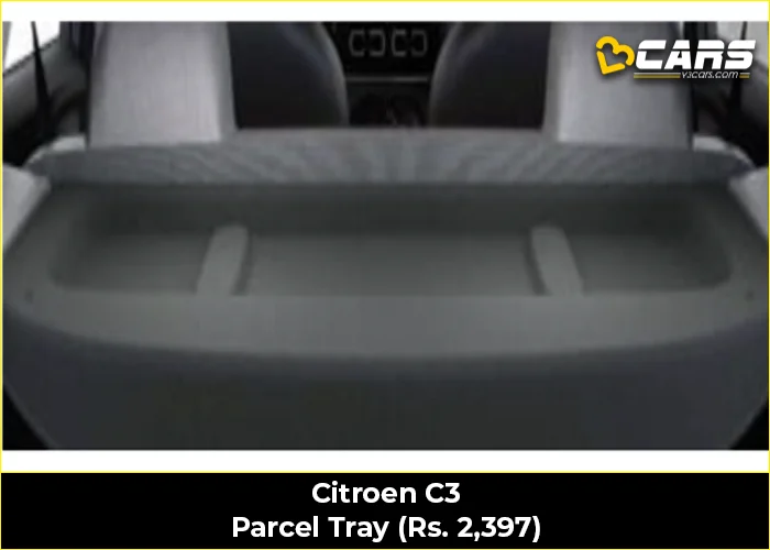 Citroen C3 Parcel Tray (Rs. 2,397)