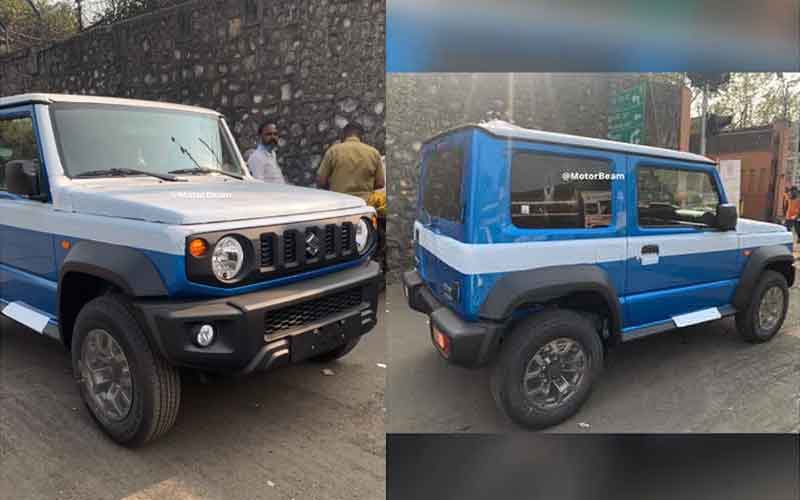 Maruti suzuki jimny spotted again