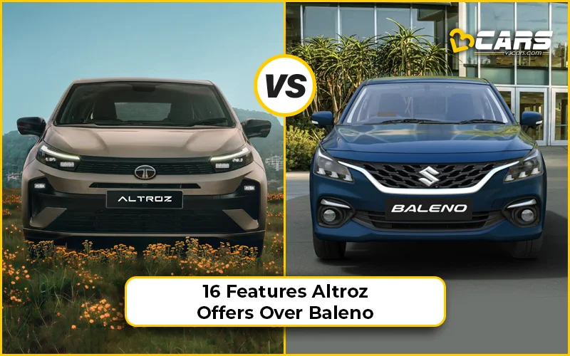 16 Features 2025 Tata Altroz Facelift Offers But Maruti Baleno Does Not