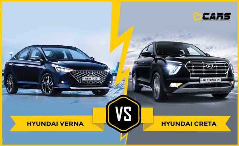 Hyundai Verna 2020 vs Creta 2020