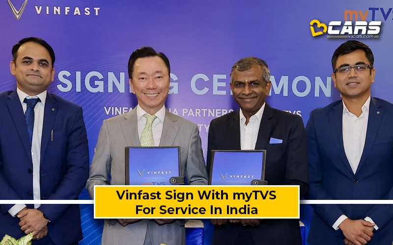 VinFast Sign myTVS For After-Sale Network In India