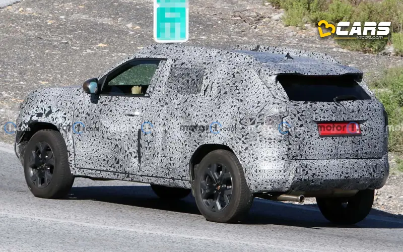 New renault duster spotted reveals led drls