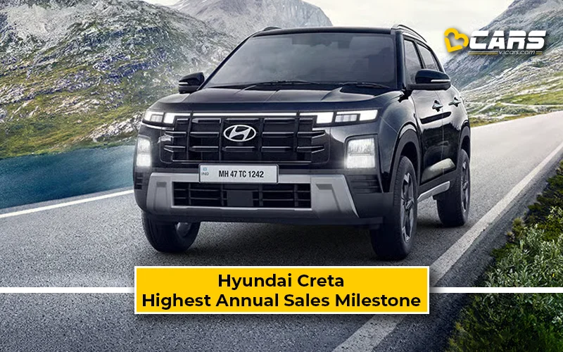 Hyundai Creta Achieve Highest-Ever Annual Sales Of 200000 Units
