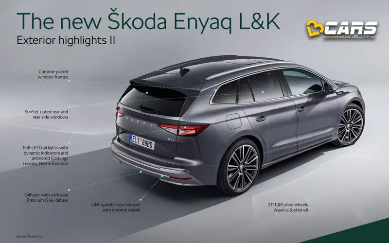 Skoda enyaq l and k suv coupe revealed