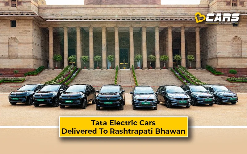 Tata EV Deliver Curvv EV And Tiago EV To Rashtrapati Bhawan