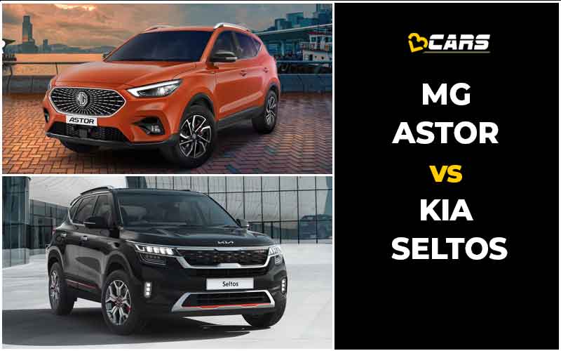 MG Astor Vs Kia Seltos