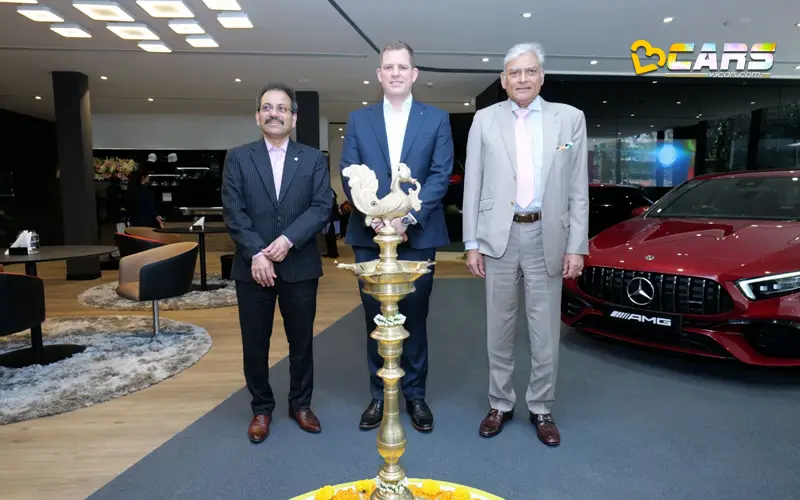 Mercedes benz india open new showroom in tamil nadu