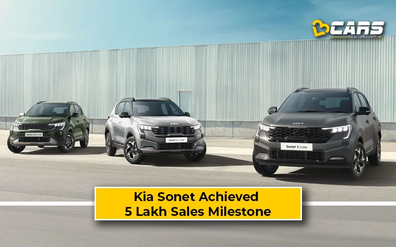 Kia Sonet Achieve 5 Lakh Sales Milestone In India