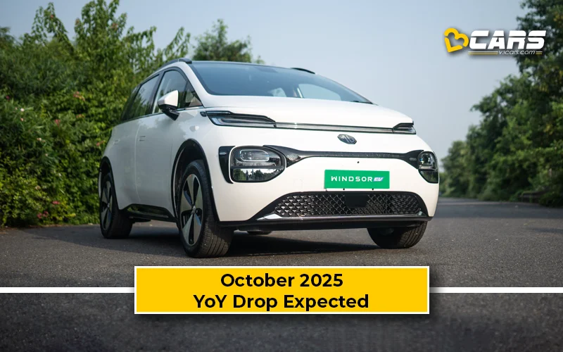 MG & Windsor EV Likely To See YoY Drop While Competitors Will Post Enormous YoY Gains In October 2025