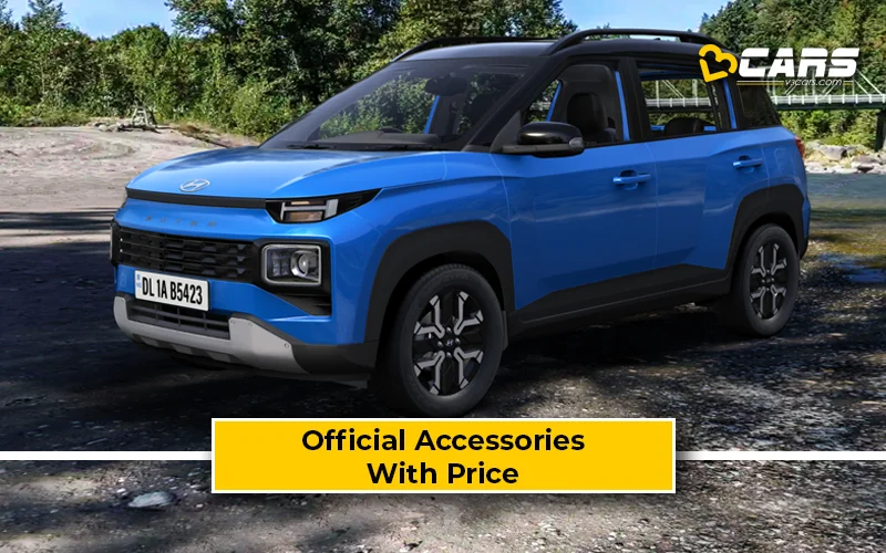 Hyundai Exter Accessories Price List