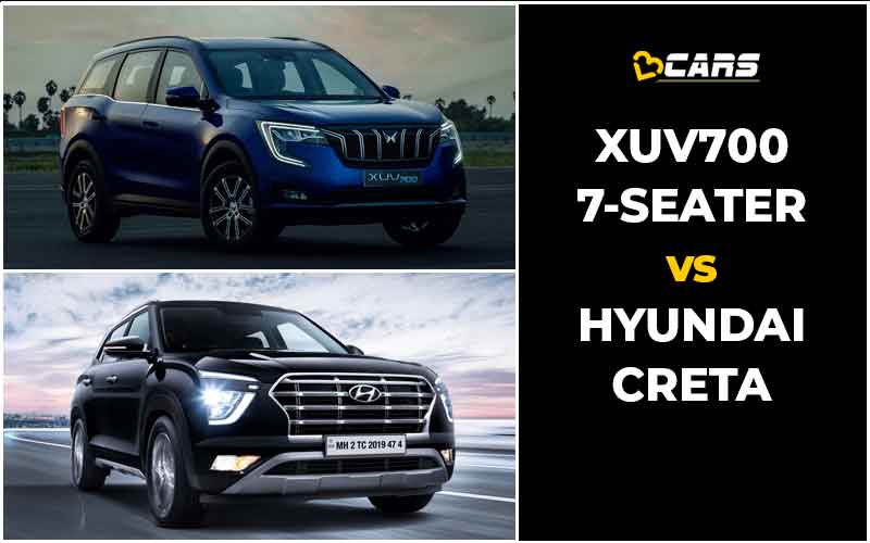 Mahindra XUV700 7-Seat Vs Hyundai Creta