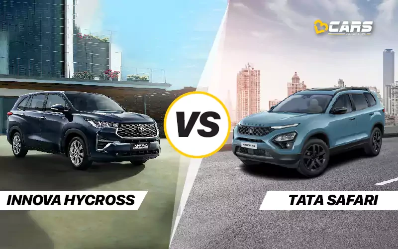 Toyota Innova Hycross Vs Tata Safari