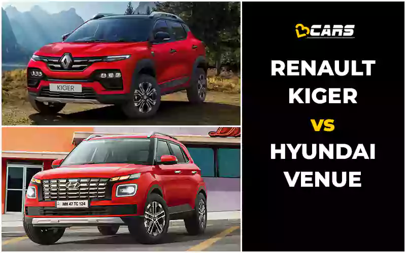 Renault Kiger Vs Hyundai Venue Price, Engine Specs, Dimensions & Features Comparison