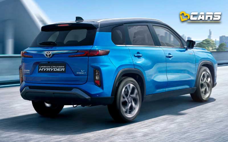 Toyota hyryder e drive capable of holding different battery sizes