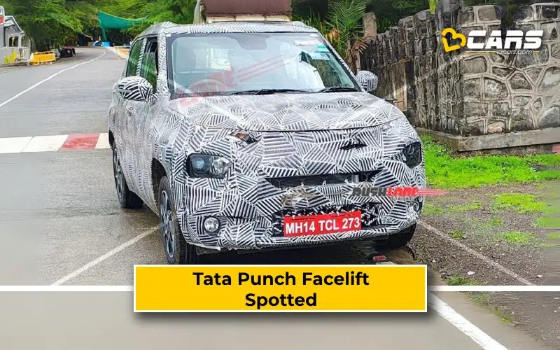 2025 Tata Punch Facelift Updated Interior Spied Ahead Of Launch