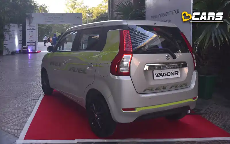 Maruti suzuki wagon r flex fuel prototype showcased
