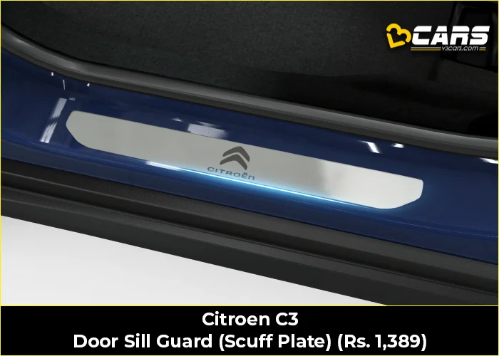 Citroen C3 Door Sill Guard (Scuff Plate) (Rs. 1,389)