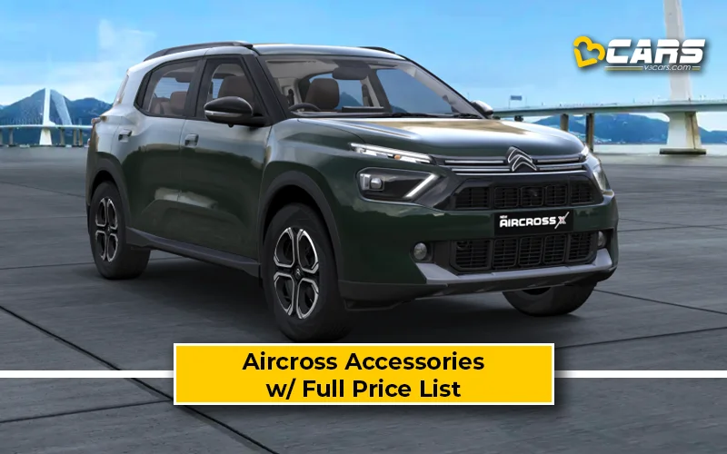 2026 Citroen Aircross Accessories Price List