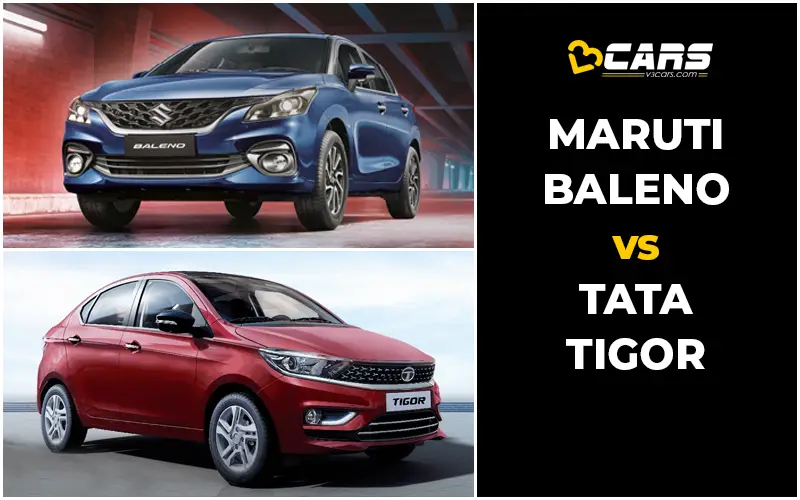 Maruti Suzuki Baleno Vs Tata Tigor
