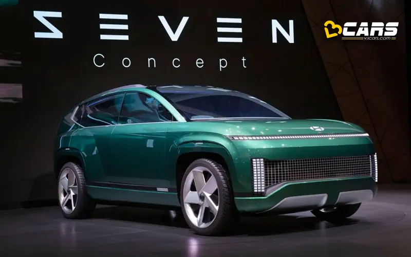 Hyundai ioniq 7 electric suv spotted likely to launch in mid 2024