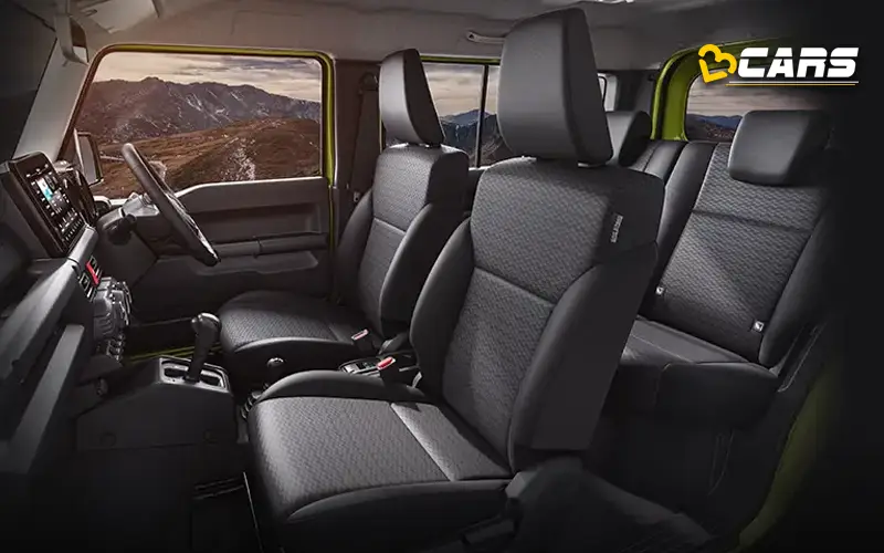 Maruti suzuki jimny 5 door vs 3 door dimension differences