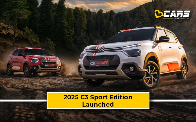 2025 Citroen C3 Sport Edition Launched